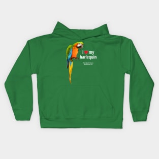 CB Harlequin Macaw Kids Hoodie